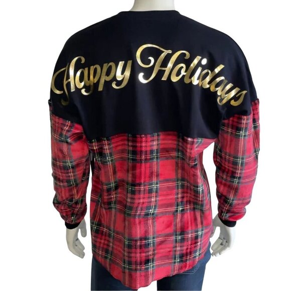 Happy Holidays Spirit Jersey Anaheim Mighty Ducks Rare Cozy Velour Size XL - Picture 4 of 8